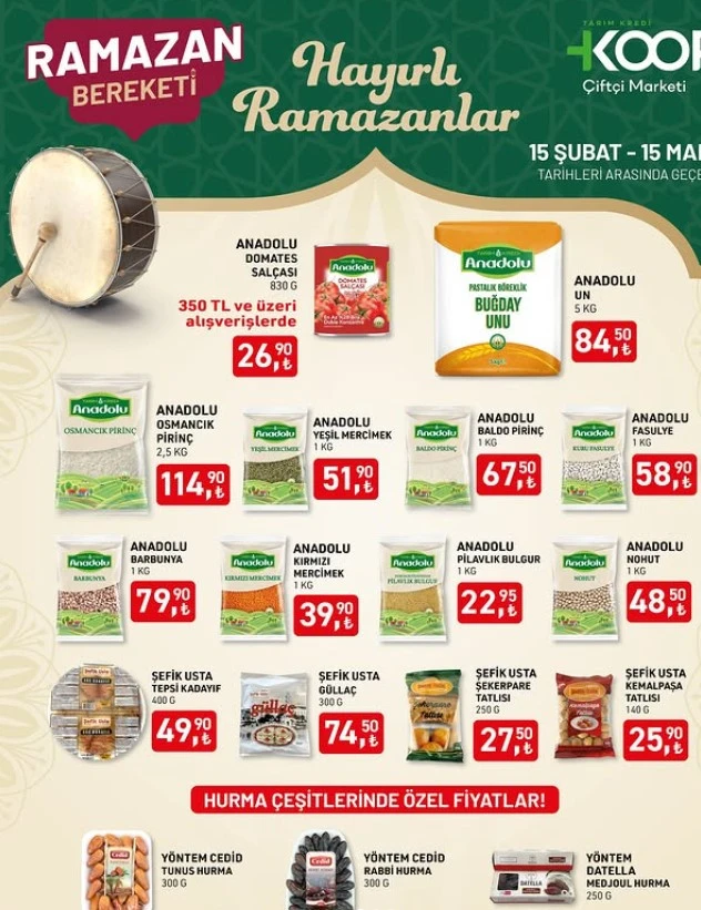 Tarım kredi marketlerde Ramazan indirimi! Çay fiyatları indirime girdi