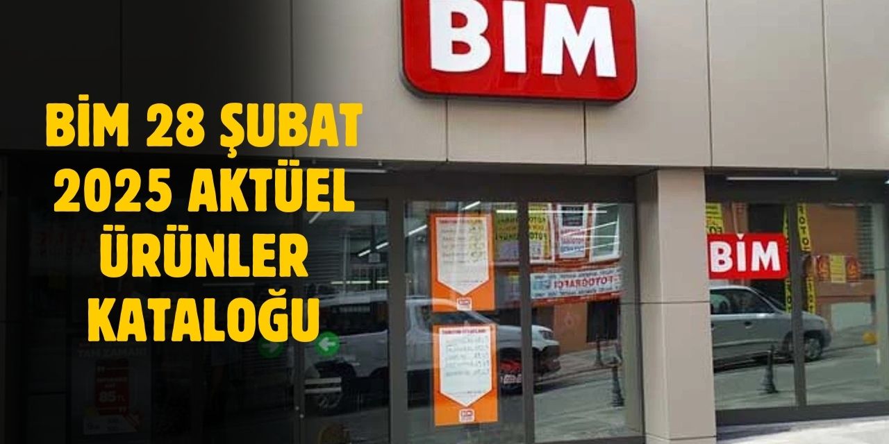 BİM 28 Şubat 2025 aktüel ürünler kataloğu