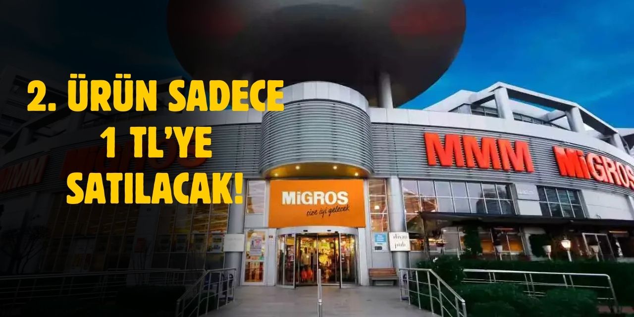 Bu ürünler sadece 1 TL'ye satışa çıktı! Duyan Migros'a koşuyor