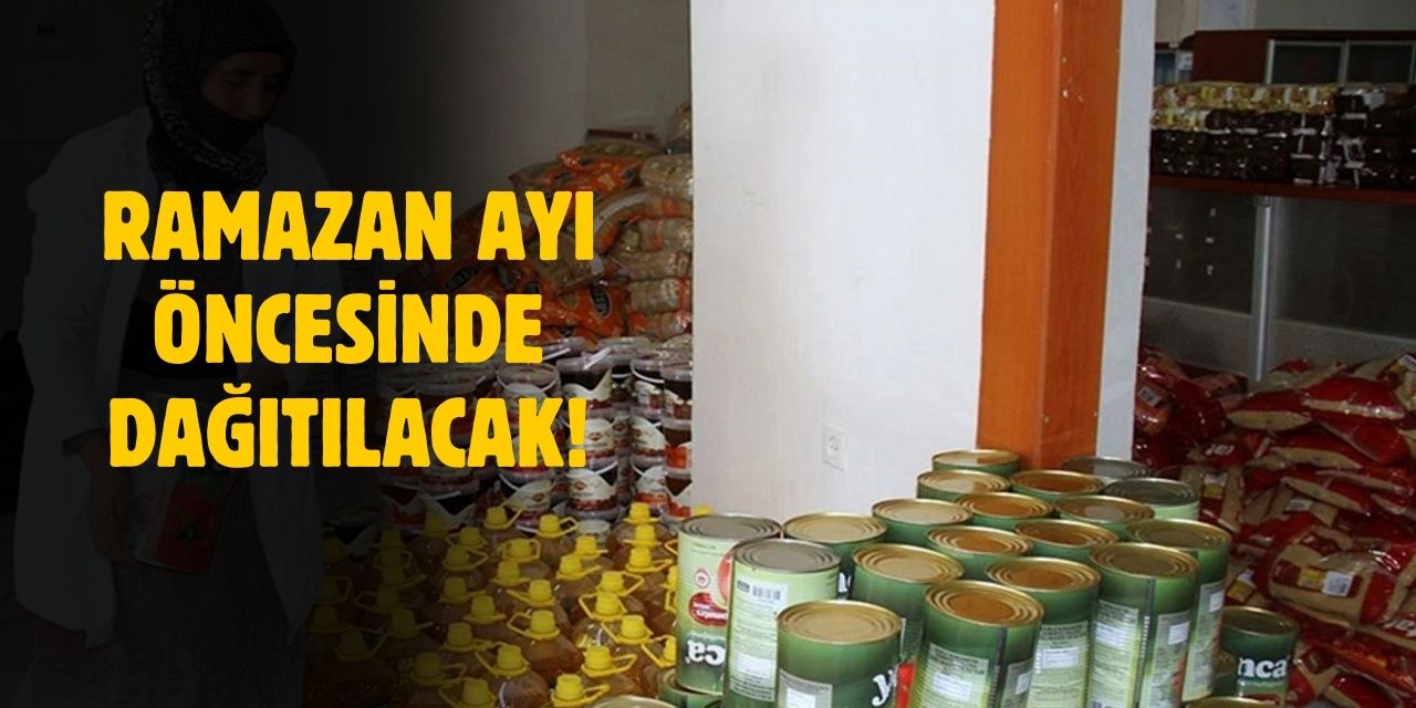 İhtiyaç sahibi vatandaşların dikkatine! Ramazan ayı öncesi dağıtılacak