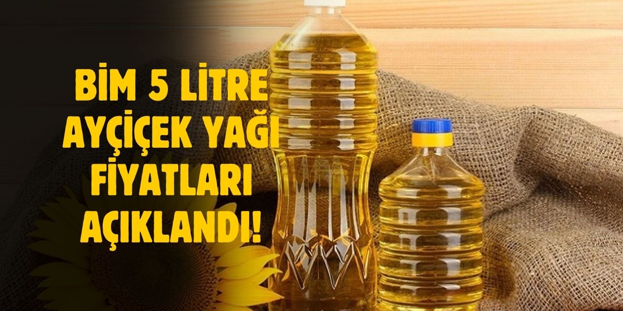 BİM 5 litre Ayçiçek yağında büyük indirim başladı! Bu fiyat kaçmaz