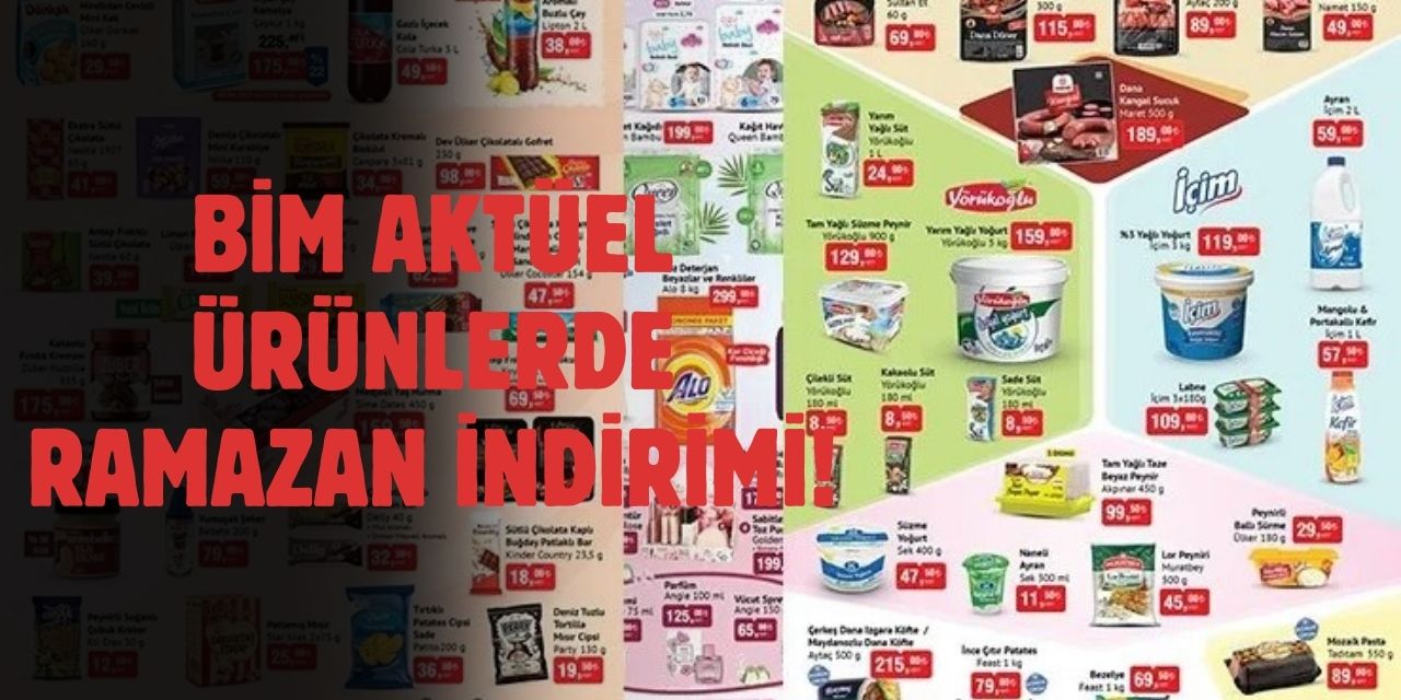 BİM Aktüel Mart Ayının İlk İndirimleri Yayında! 4 Mart 2025 Kataloğu