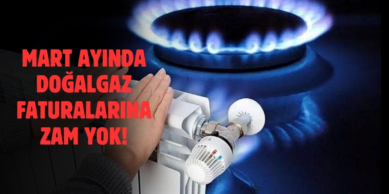 BOTAŞ Açıkladı! Mart Ayında Doğalgaz Faturalarına Zam Yok!