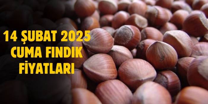 14 Şubat 2025 Cuma fındık fiyatları ne kadar?