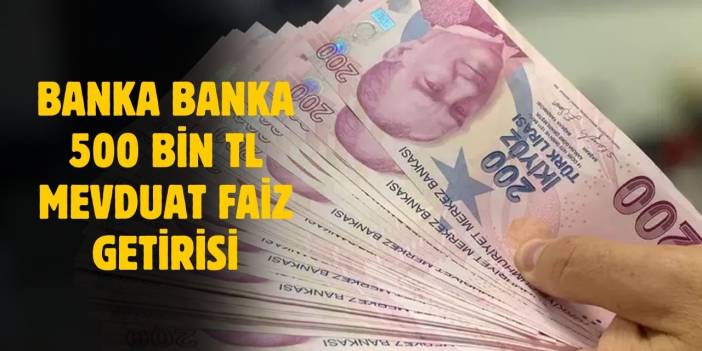 500 bin TL'nin 32 günlük getirisi belli oldu!