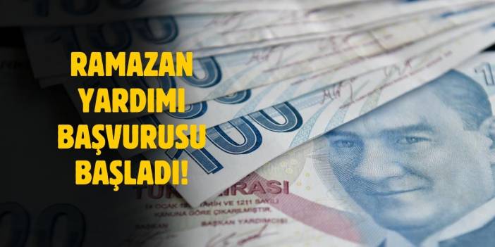 Ramazan ayında 2 bin TL verilecek! Başvuru şartları açıklandı