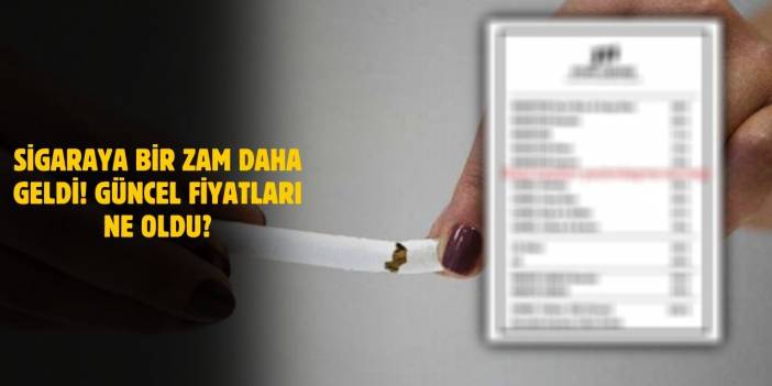 Sigaraya Yeni Zam! 2025 Güncel Fiyatlar Ne Kadar?