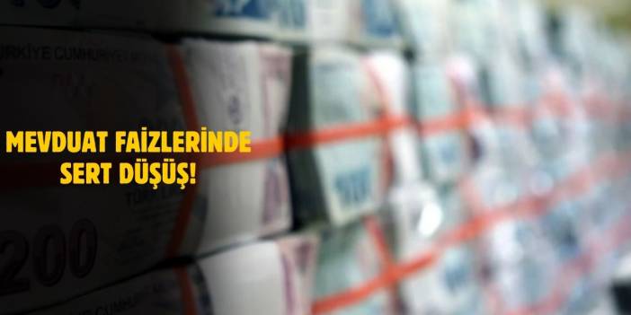 Mevduat Faizleri Düşüşte! 1 Milyon Liranın Getirisi Ne Kadar?