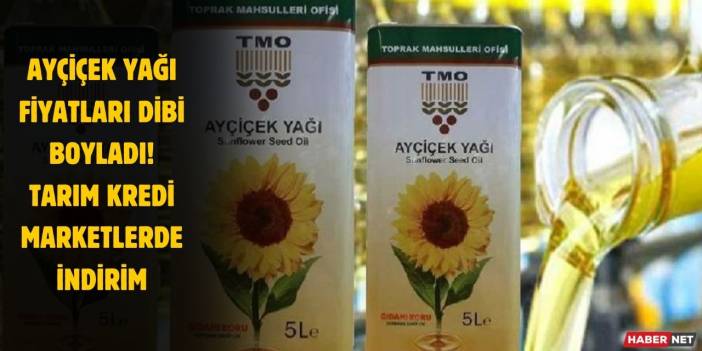 Tarım Kredi marketler duyurdu! Ayçiçek yağı fiyatlarında büyük indirim