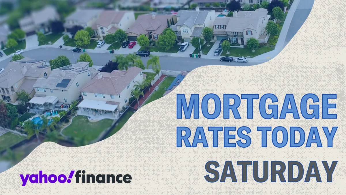 U.S. mortgage rates chart showing a slight rise in fixed rates