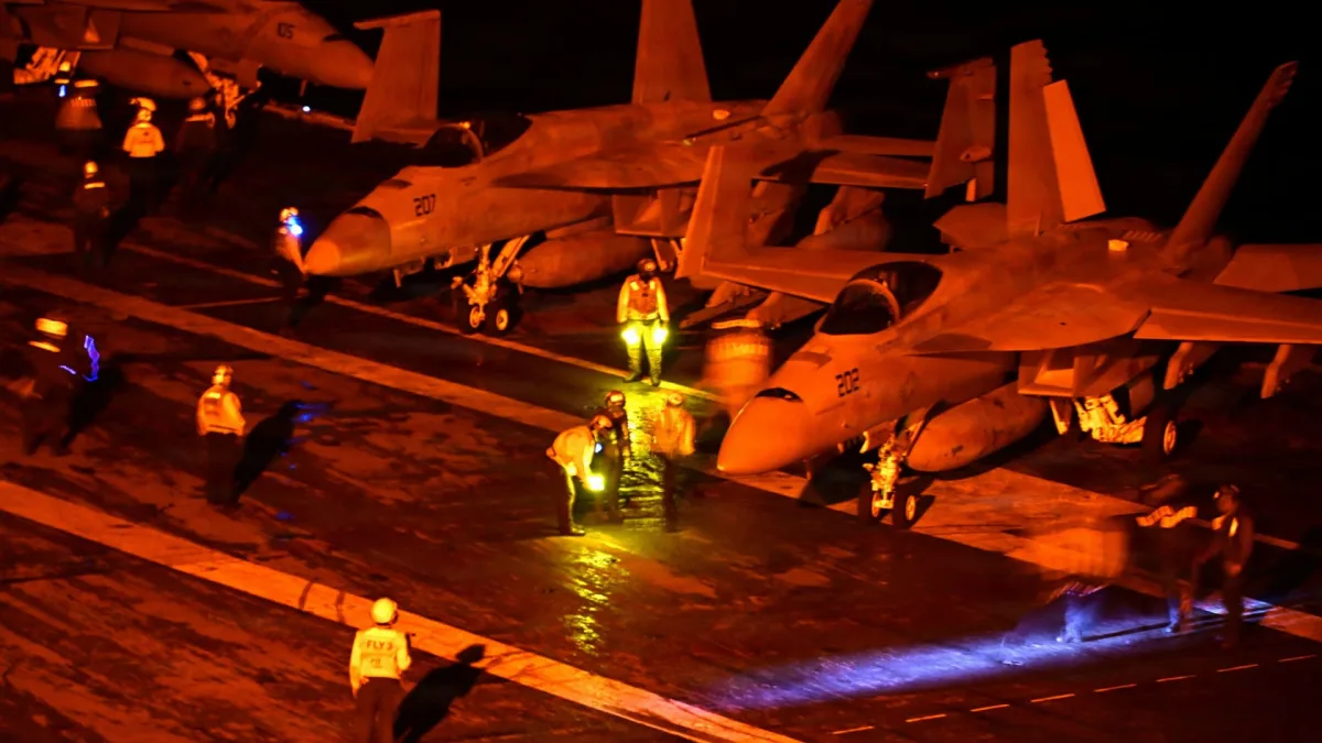U.S. military strike near the Strait of Hormuz amid rising Iran tensions