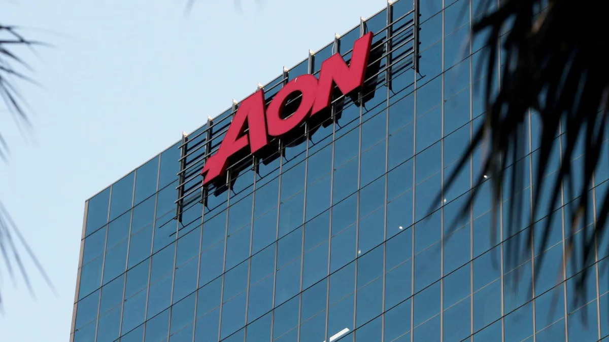 Aon logo with USI acquisition news