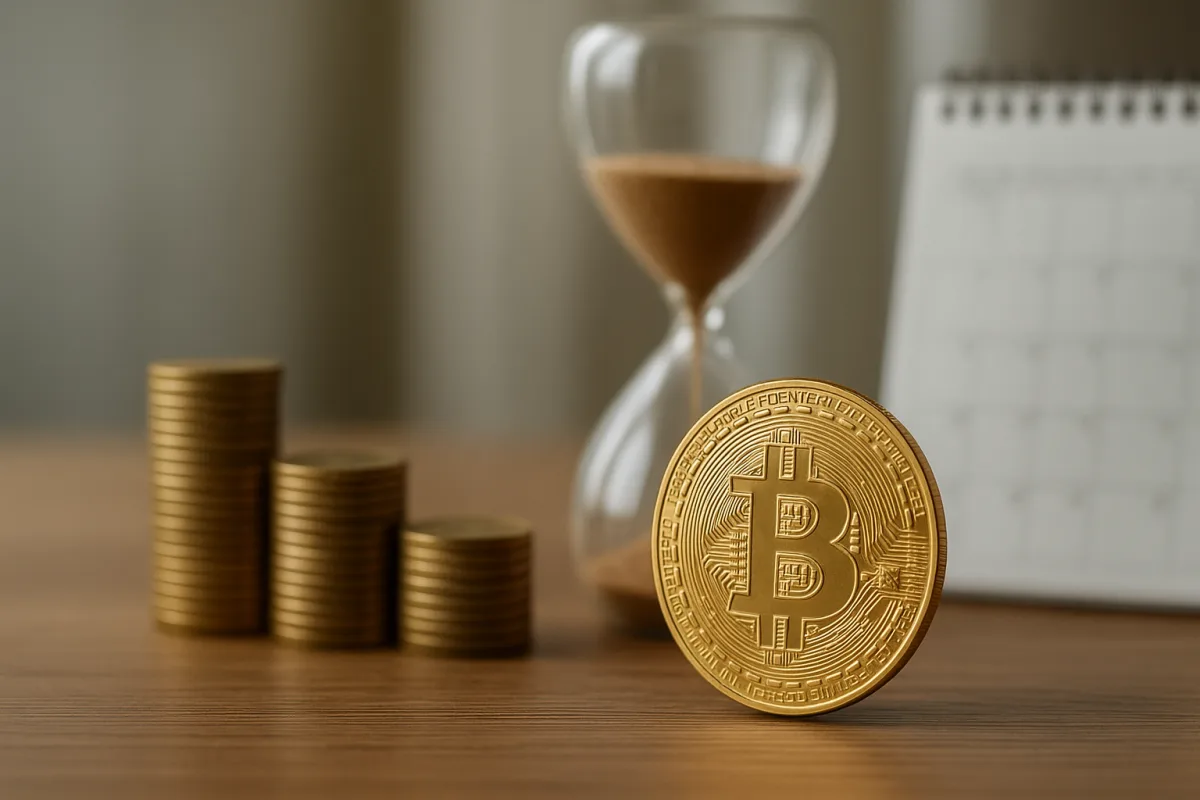 Bitcoin halving sürecini, blok ödülü yarılanmasını ve 21 milyon arz takvimini gösteren şema