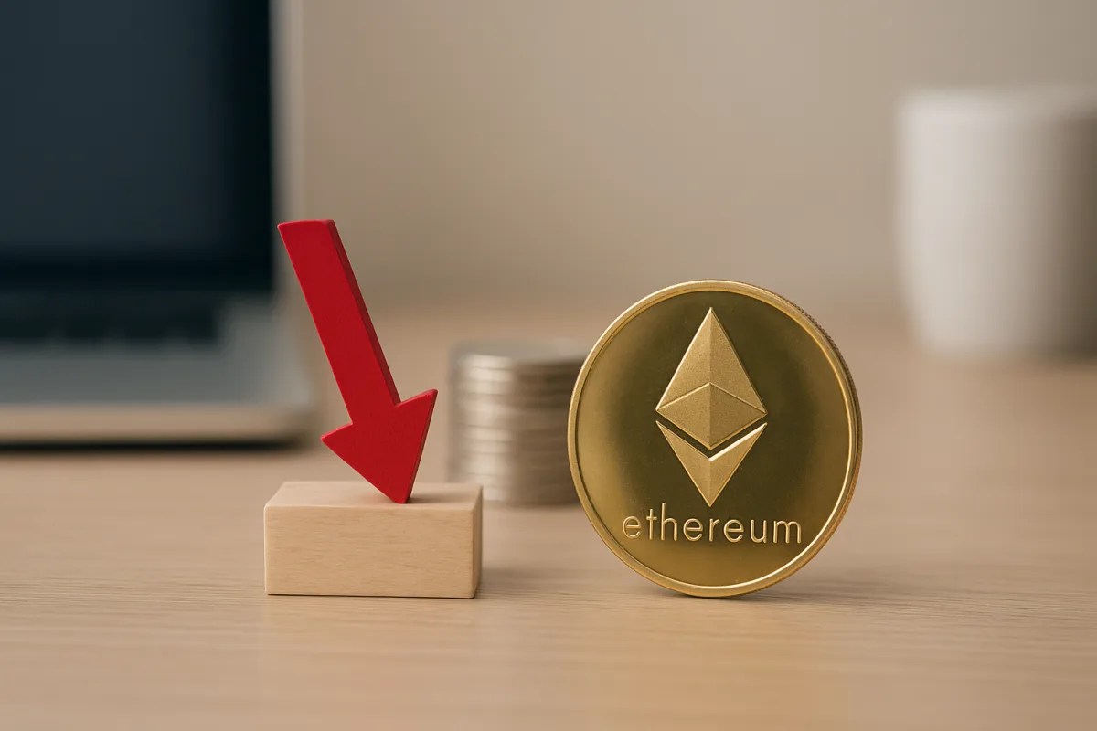 Ethereum Layer 2 rollups and gas fee reduction concept