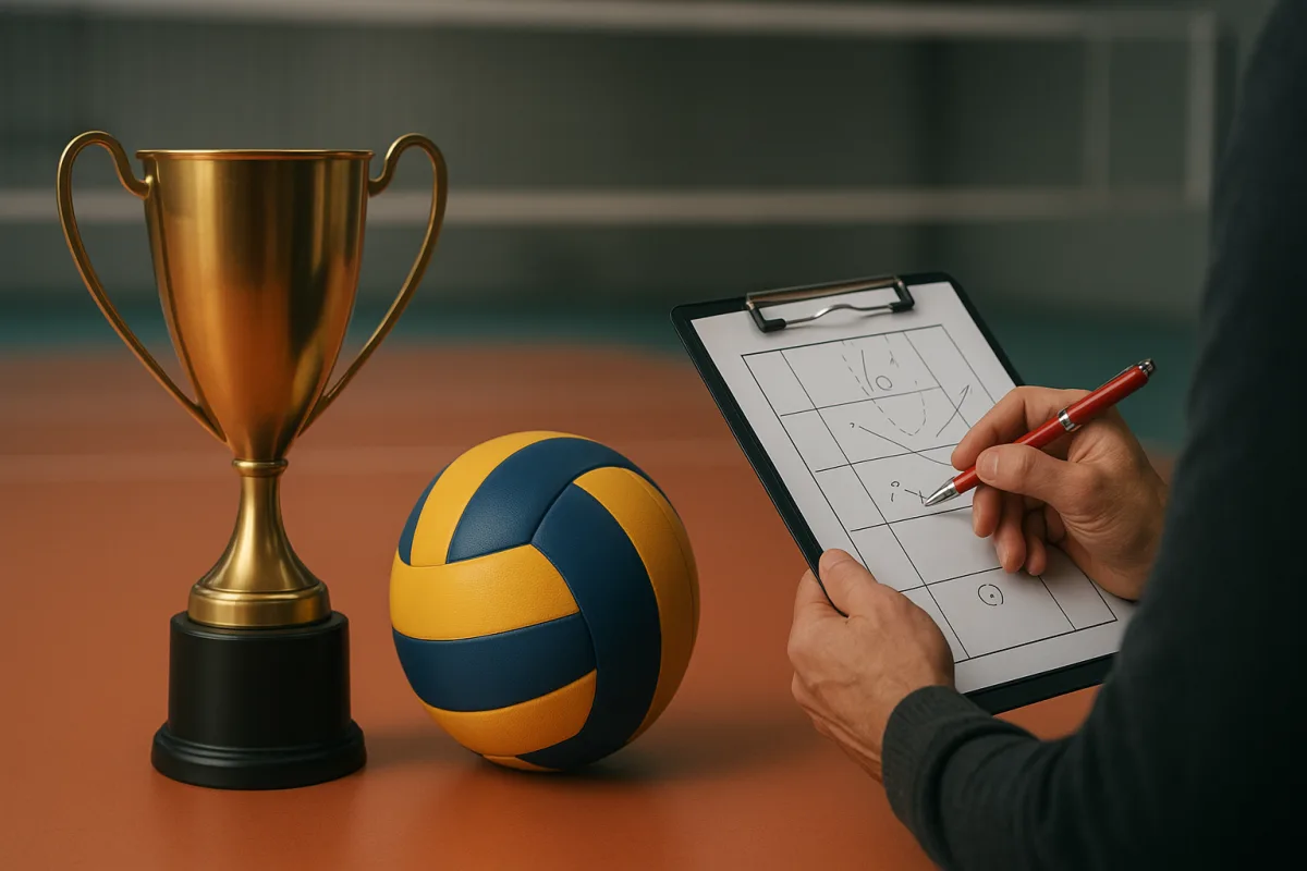 Türkiye kadın voleybol milli takımının maç sonrası sevinci ve kupayla kutlaması