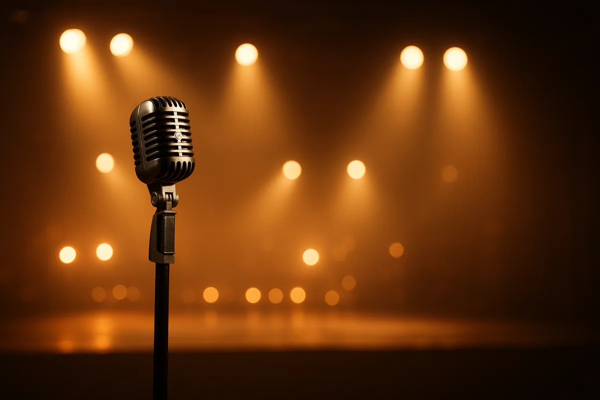 Harun Kolçak'ın müzik kariyerini temsil eden sahne dönemine ait temsili portre