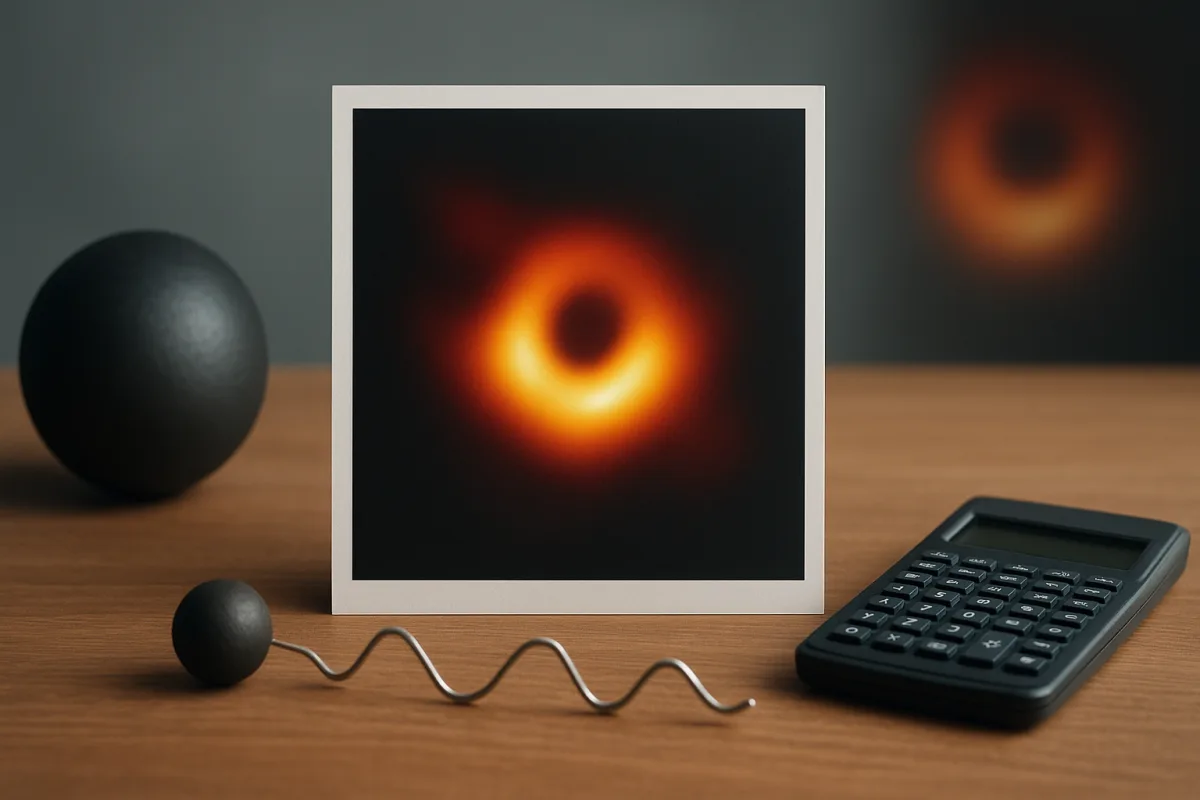 Event Horizon Telescope gözlemlerine dayanan kara delik halkasını anlatan görsel