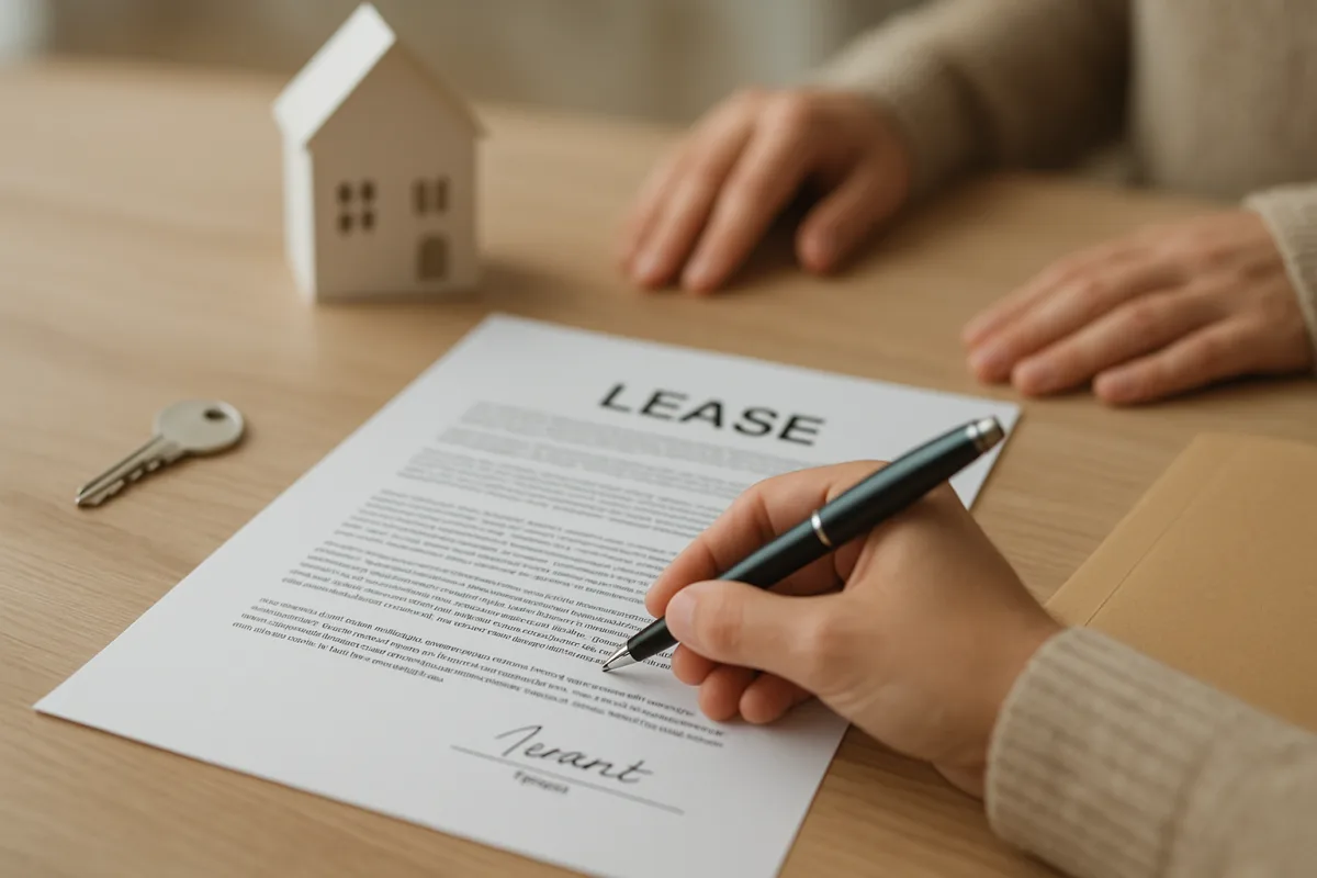 Signature d’une promesse de départ dans un contrat de location