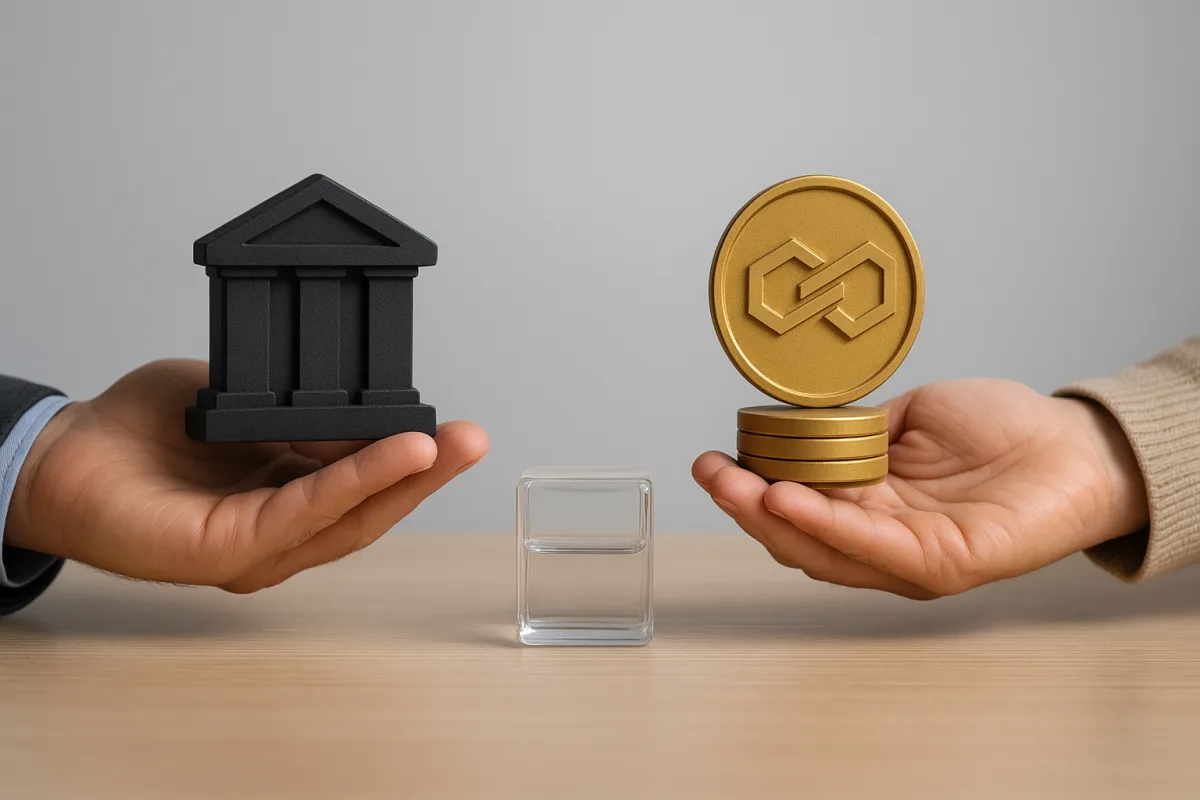 Merkezi borsa ve DEX modellerini, saklama riski ile likidite havuzu farklarını gösteren illüstrasyon