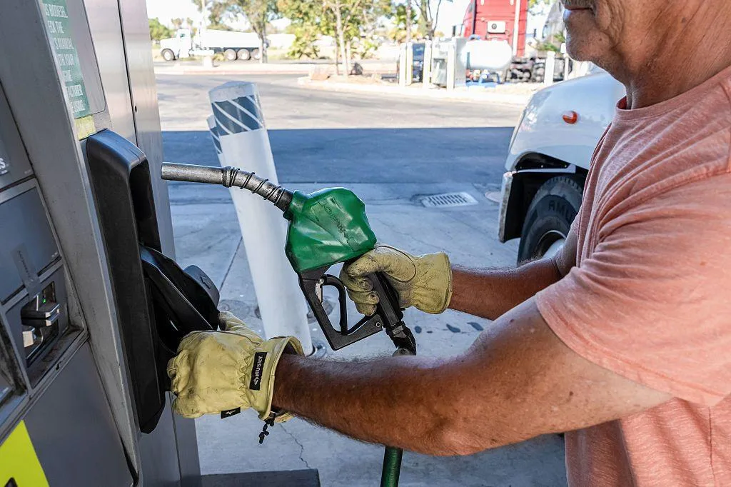 Fuel pump and diesel prices in a U.S. energy market debate