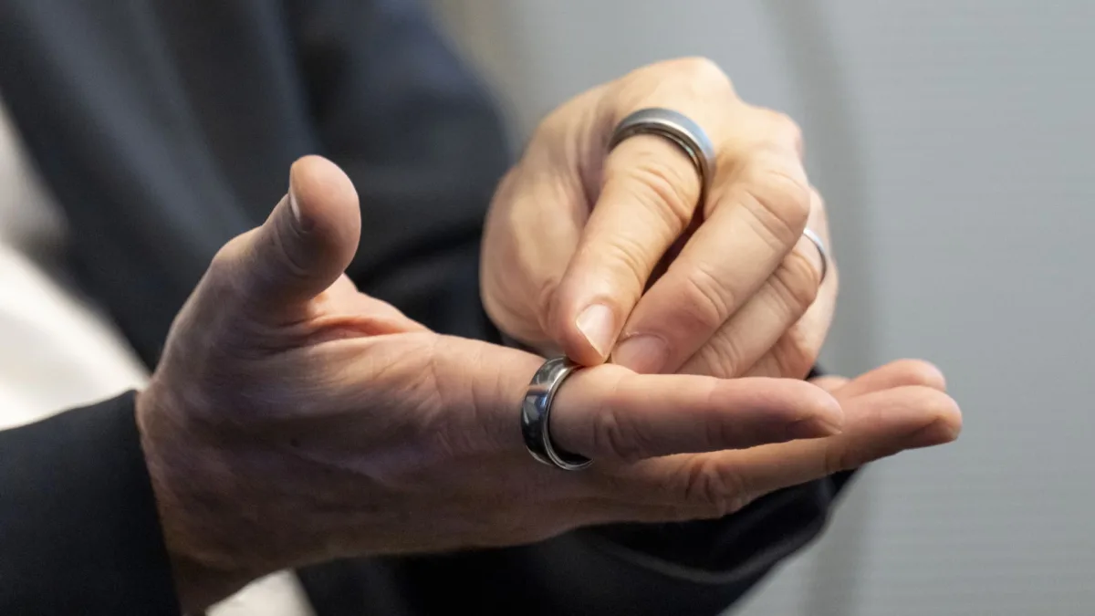 Oura biometric ring displayed as IPO delays rise in the U.S.