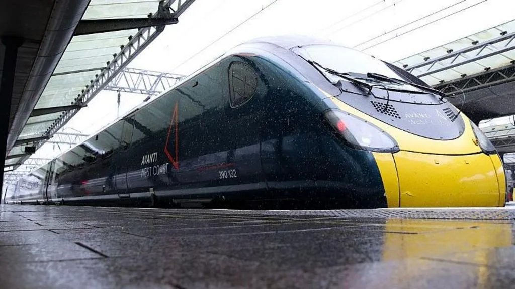 Avanti West Coast train service in the UK