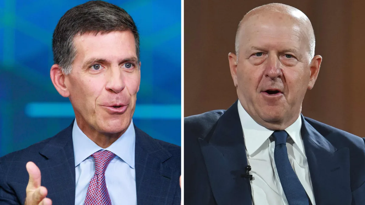 Goldman Sachs headquarters and CEO succession discussion