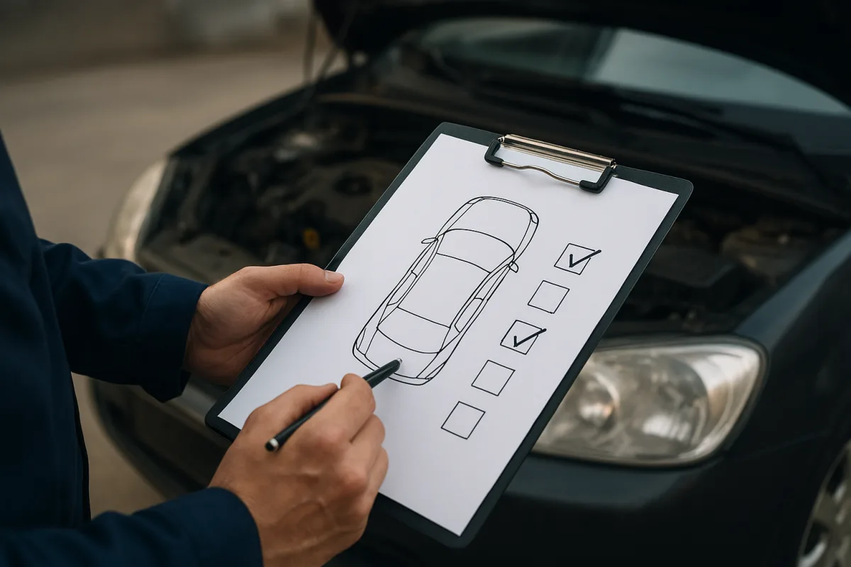Contrôle d’un rapport d’expertise pour une voiture d’occasion