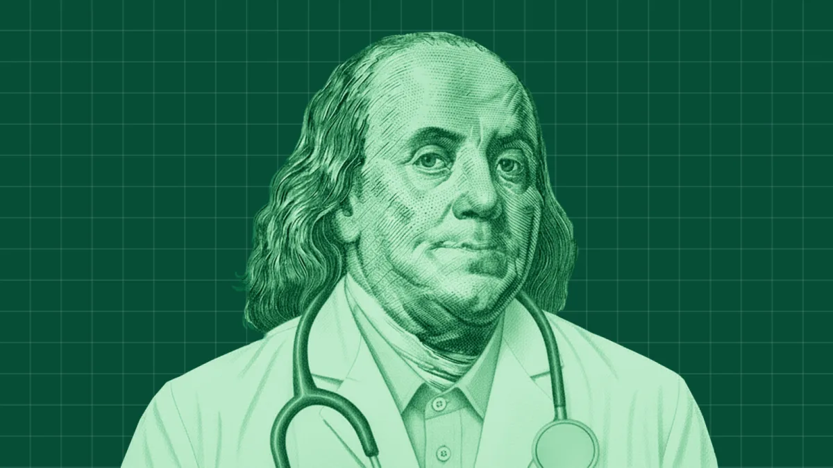Cancer patient reviewing financial planning documents