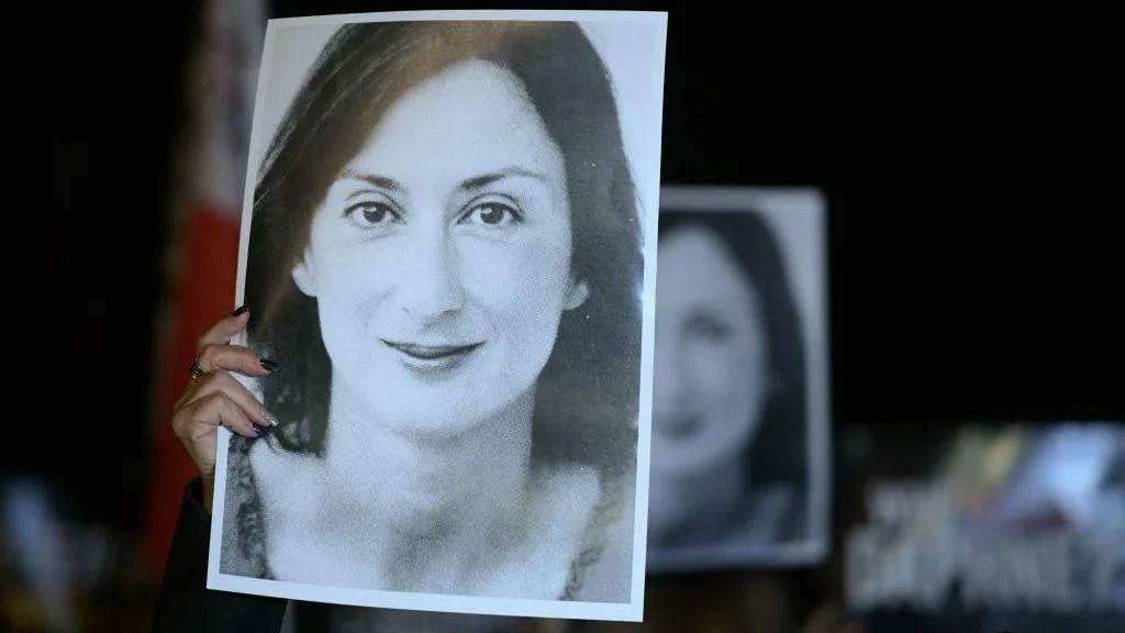 Yorgen Fenech outside a court in Valletta after verdict in the Daphne Caruana Galizia murder case