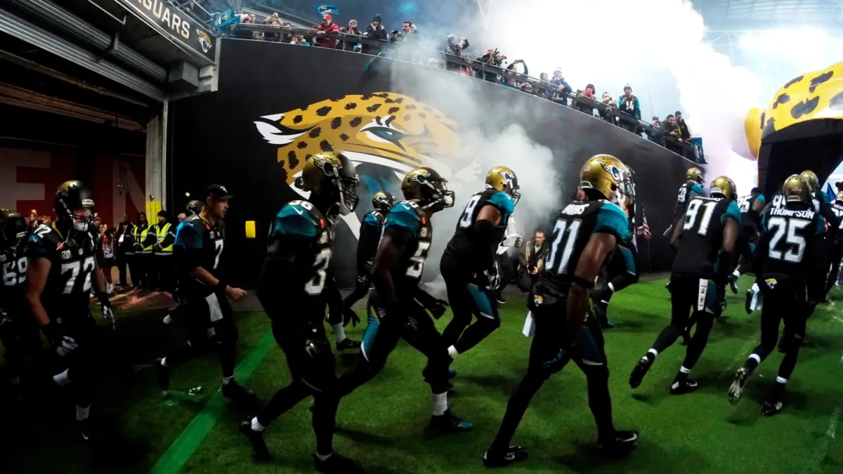 Drone defense technology being used at an NFL stadium