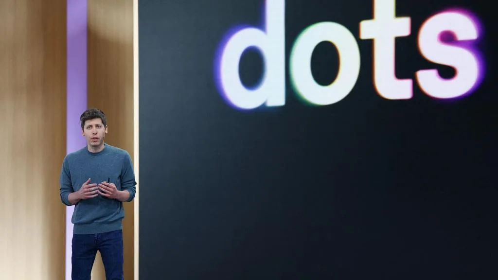 OpenAI announces its dots AI assistants at a San Francisco event