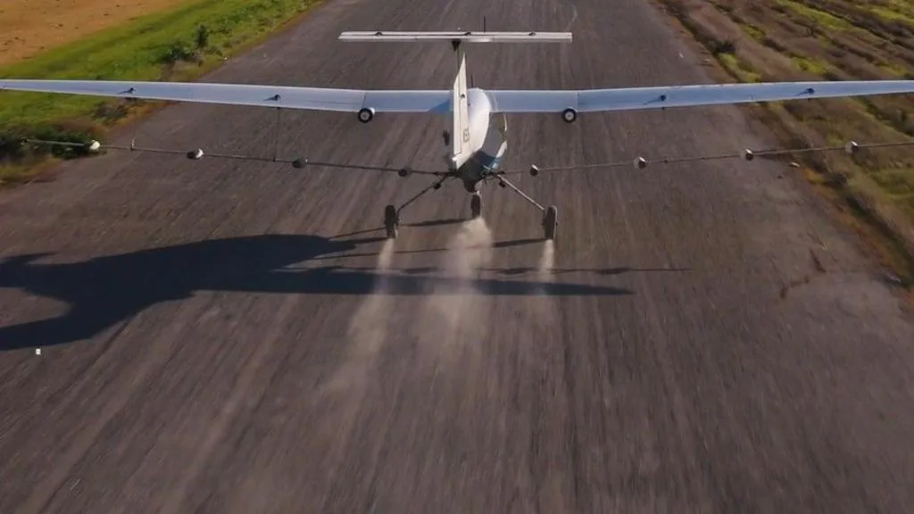Pilotless autonomous aircraft used for agricultural spraying and cargo transport