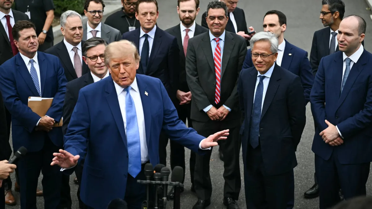 Donald Trump meets tech leaders at the White House over AI principles