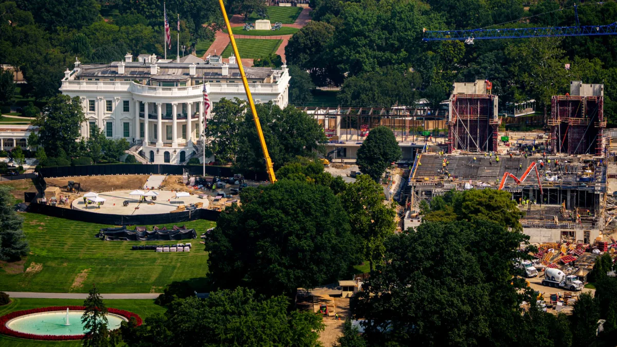 Donald Trump White House ballroom project under Supreme Court review