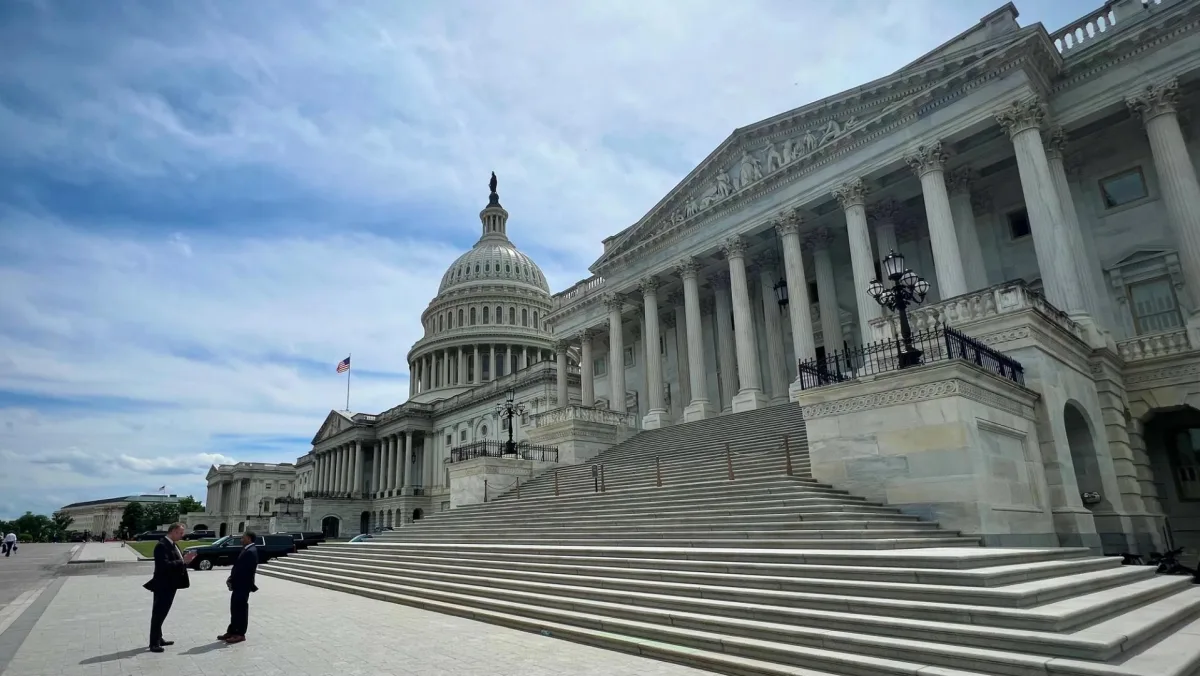U.S. Congress building with crypto policy implications