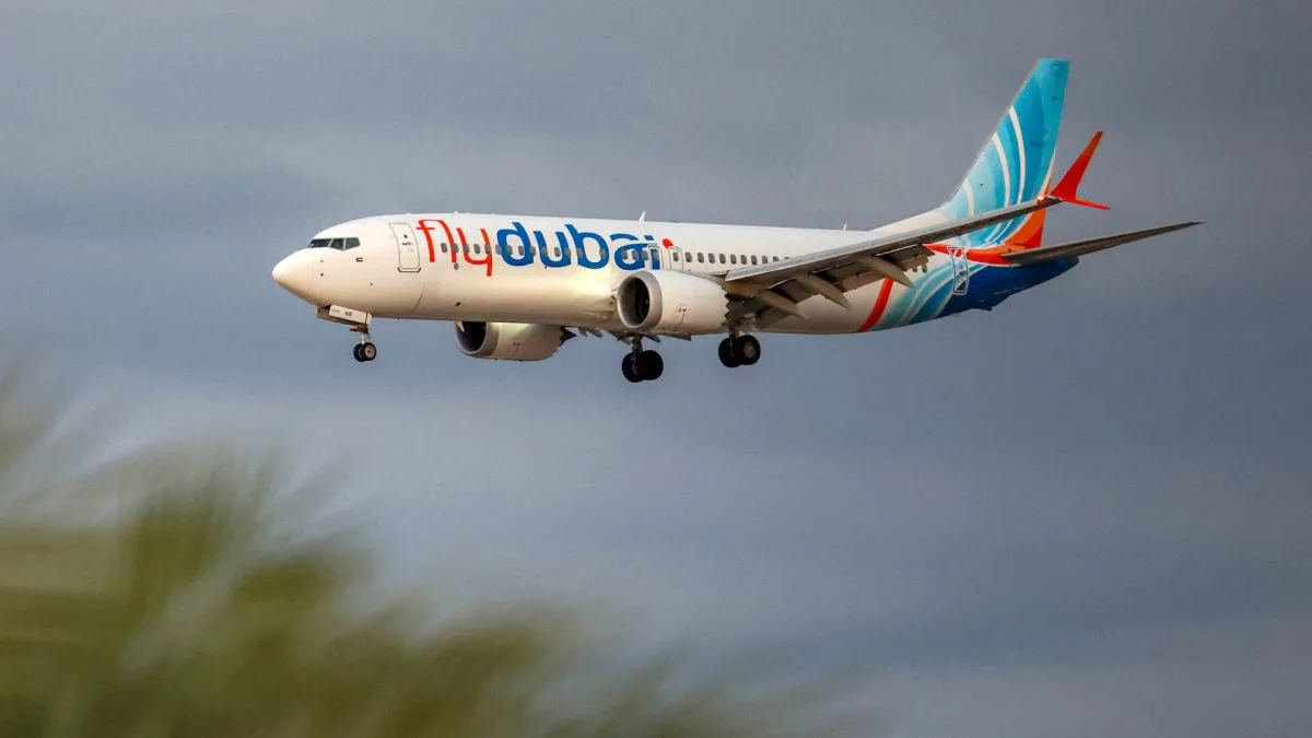 FlyDubai passenger plane after emergency landing in Tabuk