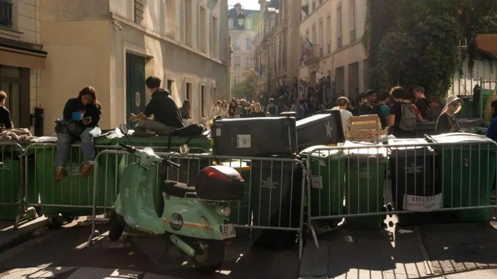 Students protest in France over education funding and school conditions