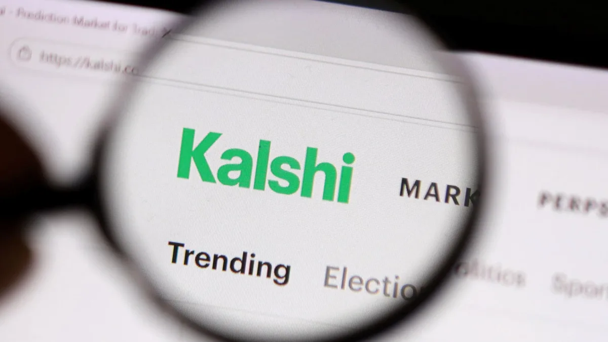 Kalshi platform screen showing midterm election contract data