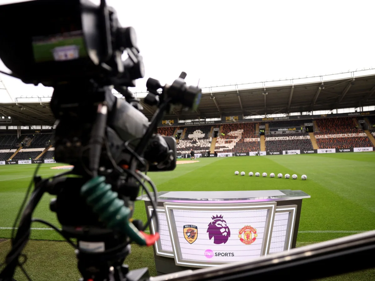 Premier League match action with growing US viewership