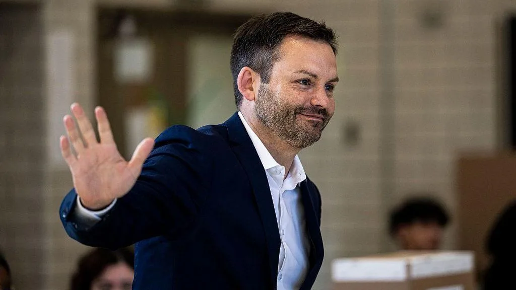 Parti Québécois supporters after Quebec election results