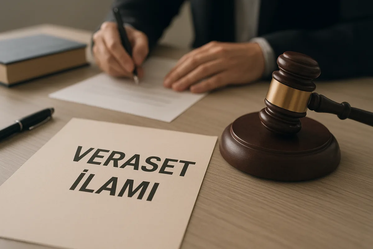 Heirs submitting documents for a certificate of inheritance