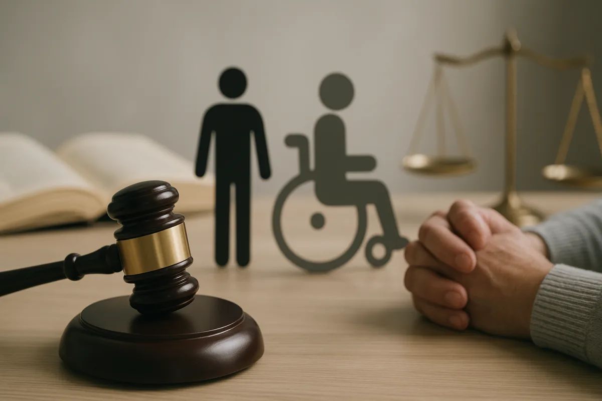Illustration d’une procédure de mise sous tutelle devant un tribunal