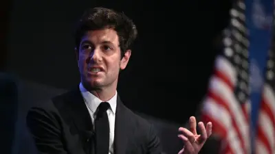 Joshua Kushner speaking after the shelved FIFA World Cup stake-sale plan