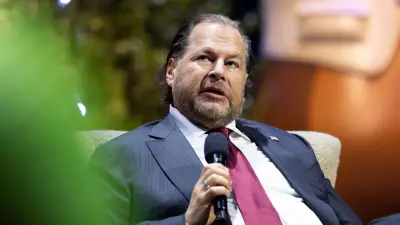 Salesforce stock chart with AI and options market discussion