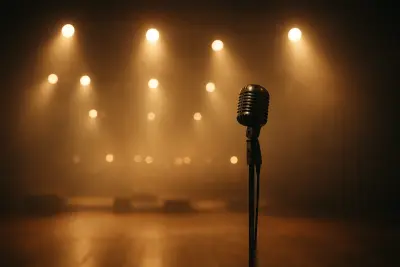 Selçuk Alagöz'ün müzik kariyerini ve sahne çalışmalarını anlatan temsili portre görseli