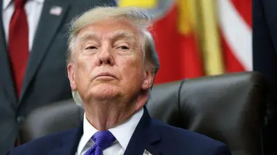 Donald Trump speaking about a new AI policy task force